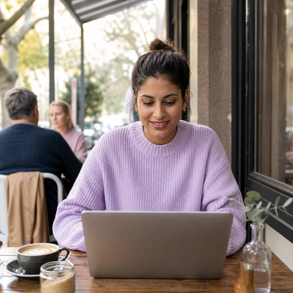 Two Canberra singles talking over coffee on a casual first date